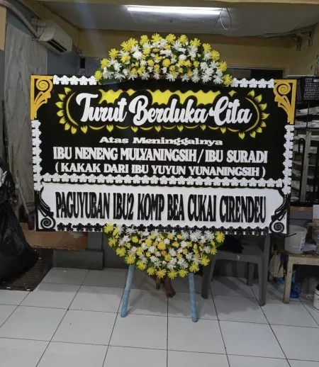 Papan Bunga Duka Mander Tambakboyo